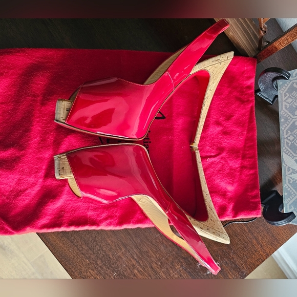 Louboutin Prive sling back heels - Picture 9 of 11